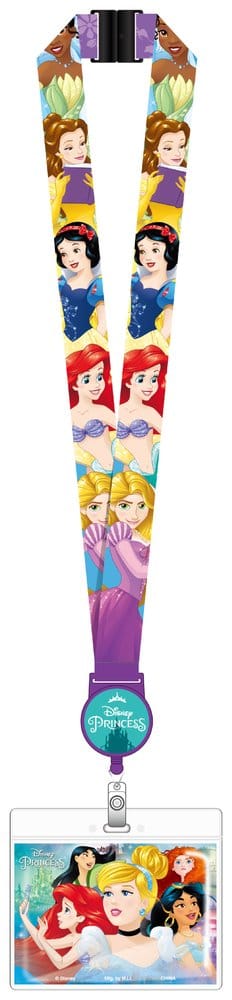 Disney Princess Deluxe Lanyard with Card Holder Retractable