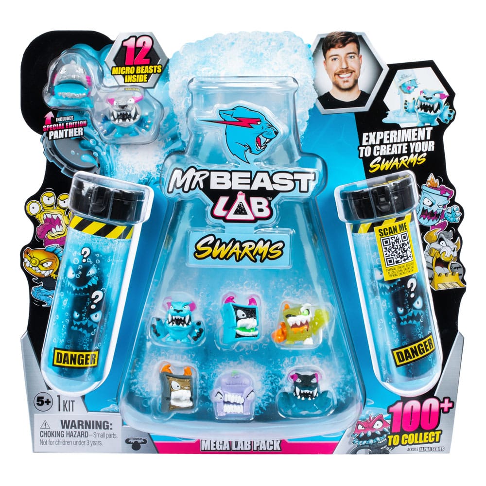 Mr. Beast Lab Swarms Mini Figures 12-pack 3 cm Assortment (4)