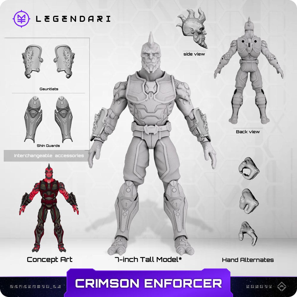 Legendary Action Figure 1/10 Crimson Enforcer 18 cm