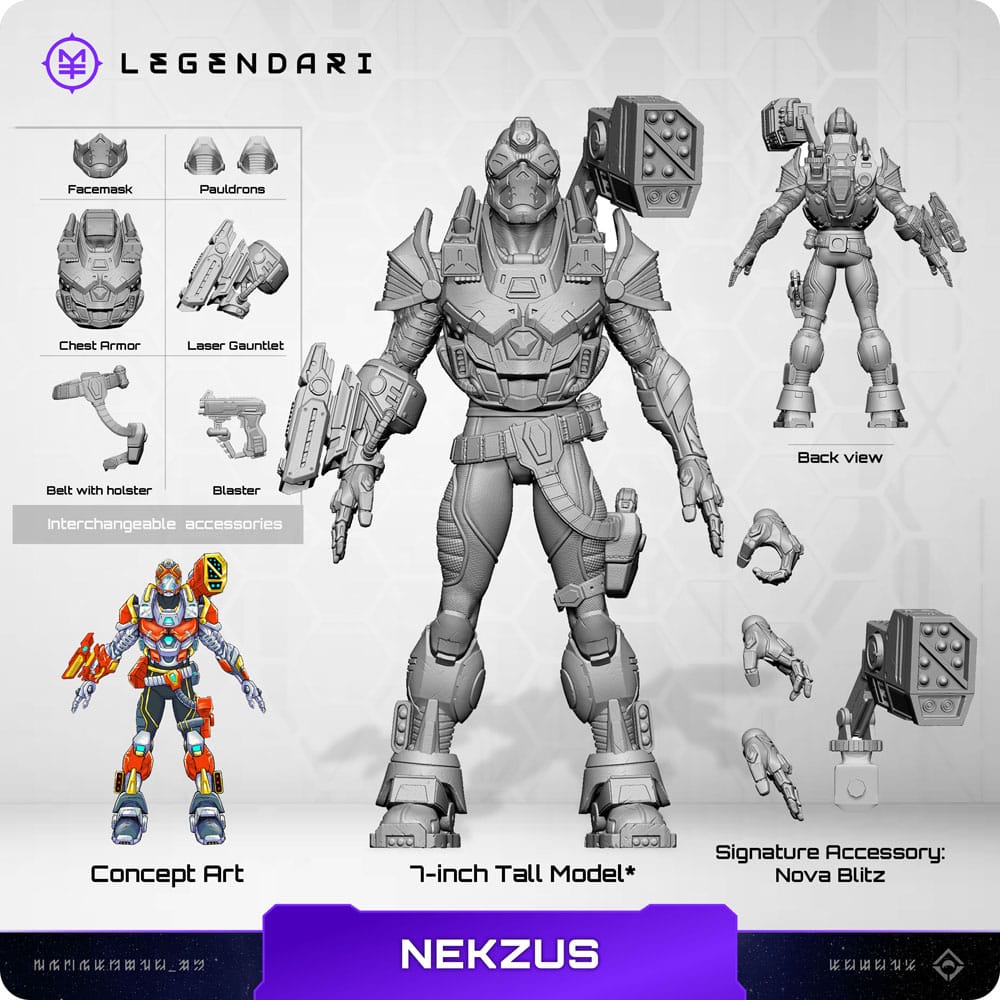 Legendary Action Figure 1/10 Nekzus 18 cm