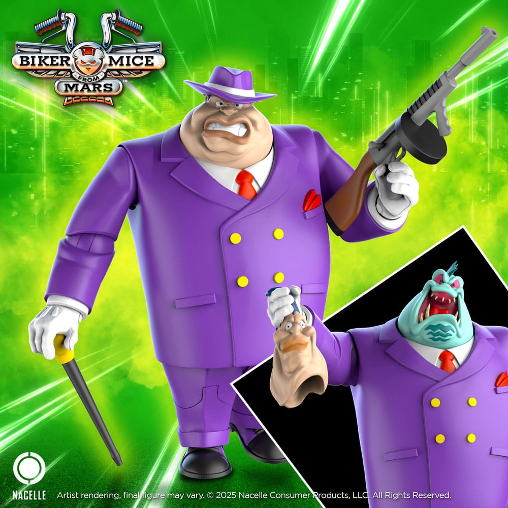 Biker Mice From Mars Action Figure Limburger 23 cm