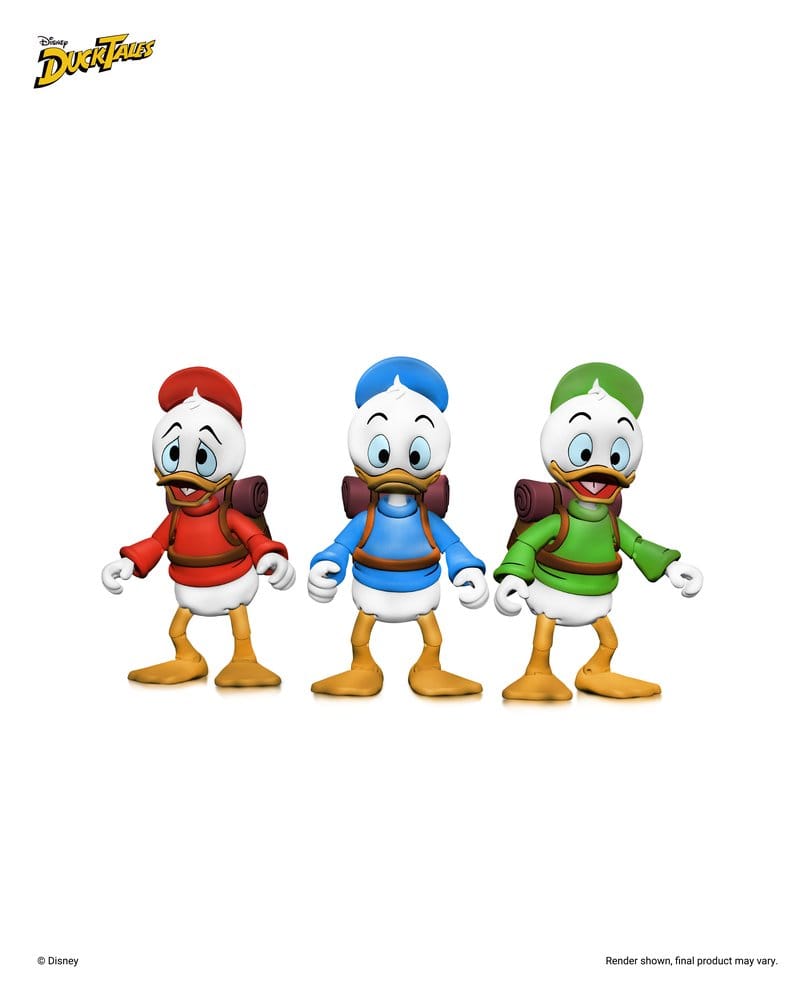 DuckTales Ultimate Action Figures 3-Pack Huey, Dewey, and Louie 18 cm
