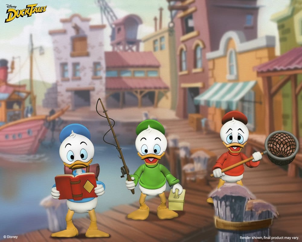 DuckTales Ultimate Action Figures 3-Pack Huey, Dewey, and Louie 18 cm