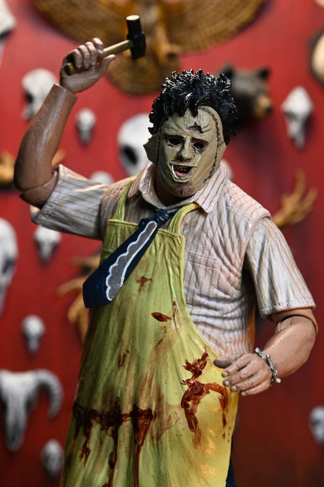 Texas Chainsaw Massacre Clothed Action Figure Leatherface 50th Anniversary 20 cm