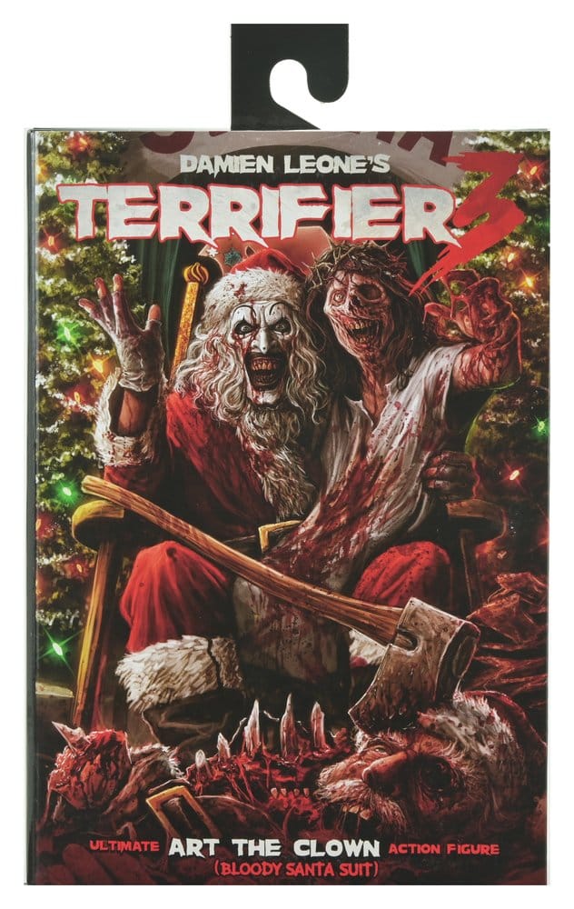 Terrifier 3 Action Figure Ultimate Santa Suit Art the Clown (Bloody Version) 18 cm