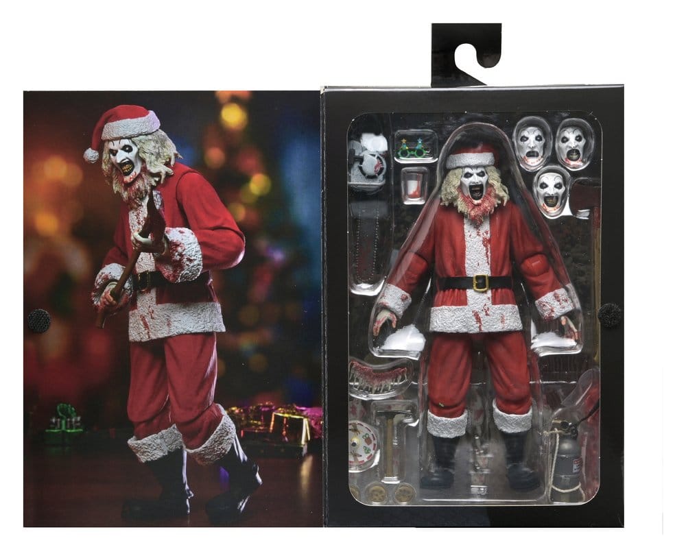 Terrifier 3 Action Figure Ultimate Santa Suit Art the Clown (Bloody Version) 18 cm