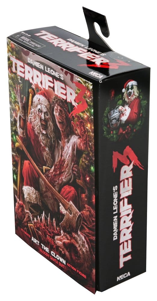 Terrifier 3 Action Figure Ultimate Santa Suit Art the Clown (Bloody Version) 18 cm
