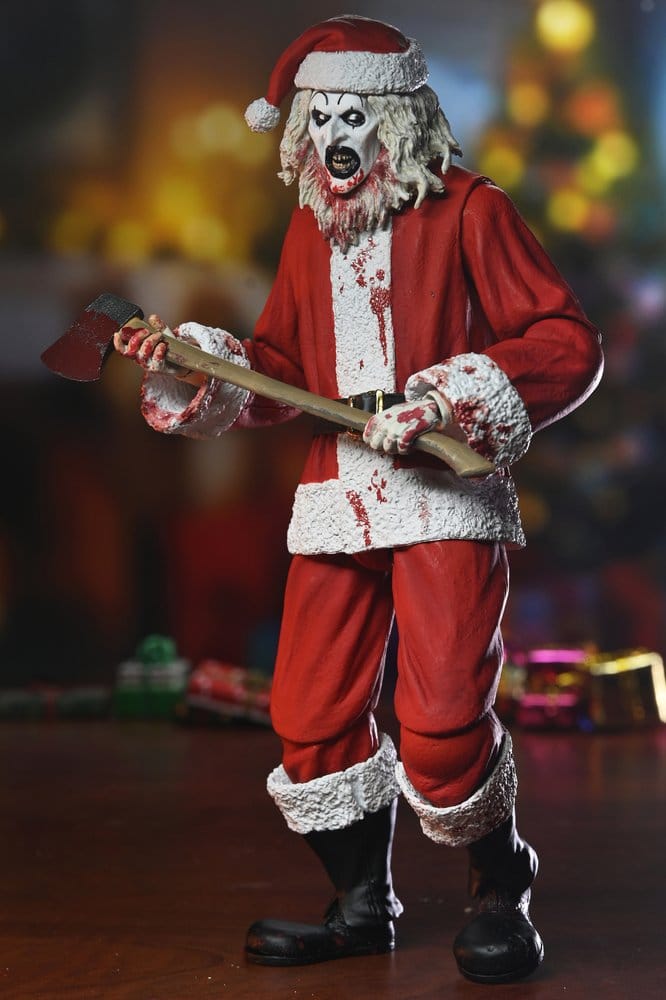 Terrifier 3 Action Figure Ultimate Santa Suit Art the Clown (Bloody Version) 18 cm