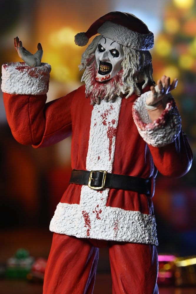 Terrifier 3 Action Figure Ultimate Santa Suit Art the Clown (Bloody Version) 18 cm