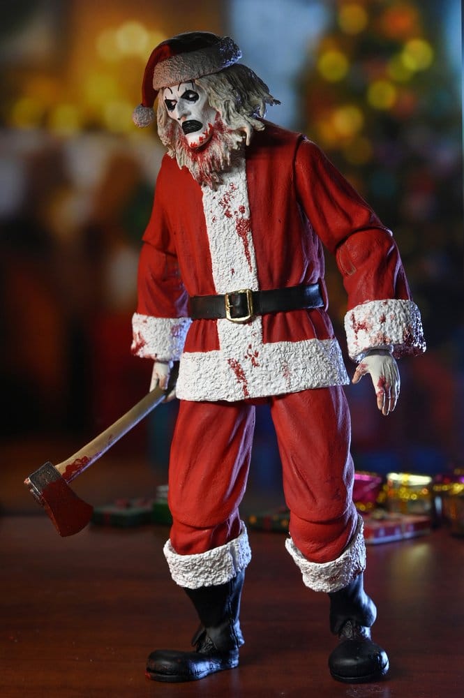 Terrifier 3 Action Figure Ultimate Santa Suit Art the Clown (Bloody Version) 18 cm