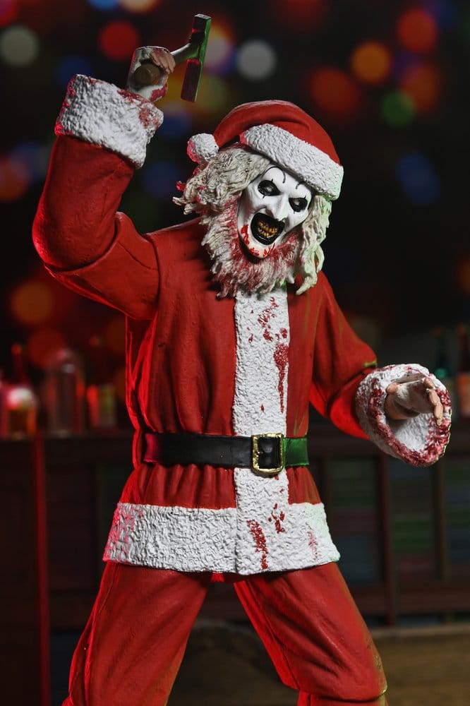 Terrifier 3 Action Figure Ultimate Santa Suit Art the Clown (Bloody Version) 18 cm