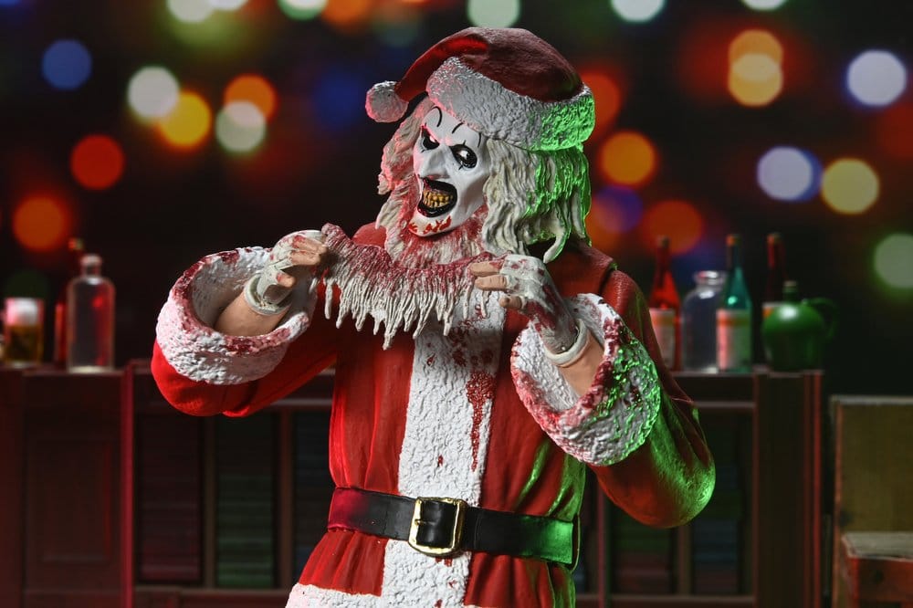 Terrifier 3 Action Figure Ultimate Santa Suit Art the Clown (Bloody Version) 18 cm