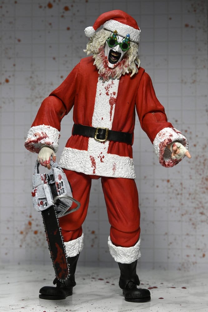 Terrifier 3 Action Figure Ultimate Santa Suit Art the Clown (Bloody Version) 18 cm