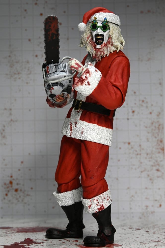 Terrifier 3 Action Figure Ultimate Santa Suit Art the Clown (Bloody Version) 18 cm