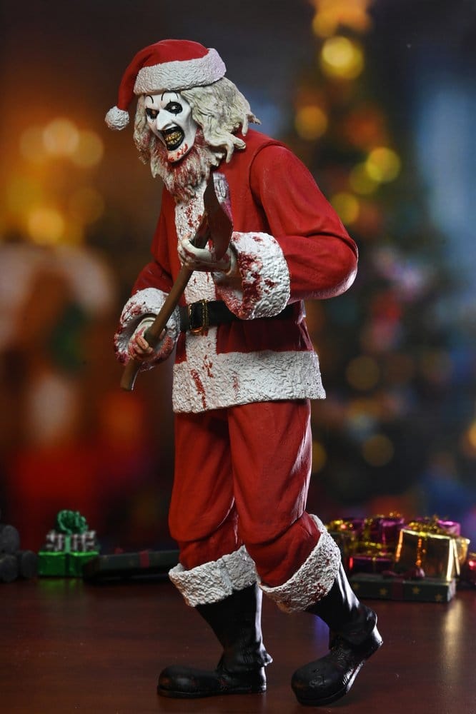 Terrifier 3 Action Figure Ultimate Santa Suit Art the Clown (Bloody Version) 18 cm