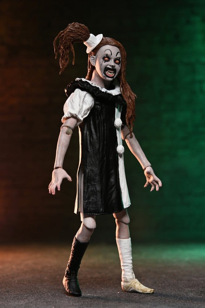 Terrifier 2 2-Pack Action Figures Ultimate Art the Clown & Little Pale Girl 18 cm