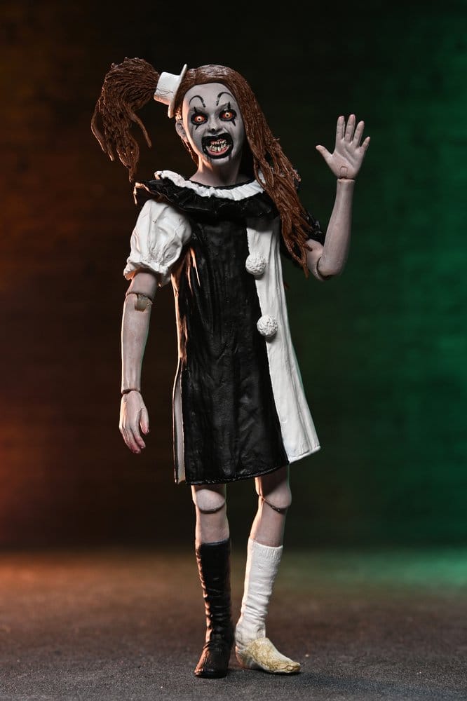 Terrifier 2 2-Pack Action Figures Ultimate Art the Clown & Little Pale Girl 18 cm
