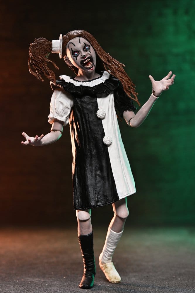 Terrifier 2 2-Pack Action Figures Ultimate Art the Clown & Little Pale Girl 18 cm
