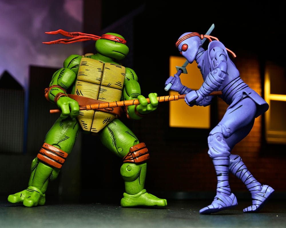 Teenage Mutant Ninja Turtles (Mirage Comics) Action Figures 4-Pack Leonardo, Raphael, Michelangelo, & Donatello 18 cm