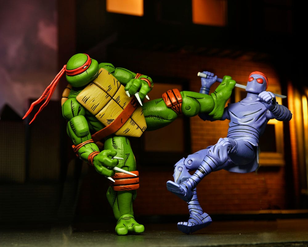 Teenage Mutant Ninja Turtles (Mirage Comics) Action Figures 4-Pack Leonardo, Raphael, Michelangelo, & Donatello 18 cm