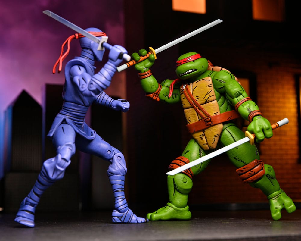 Teenage Mutant Ninja Turtles (Mirage Comics) Action Figures 4-Pack Leonardo, Raphael, Michelangelo, & Donatello 18 cm