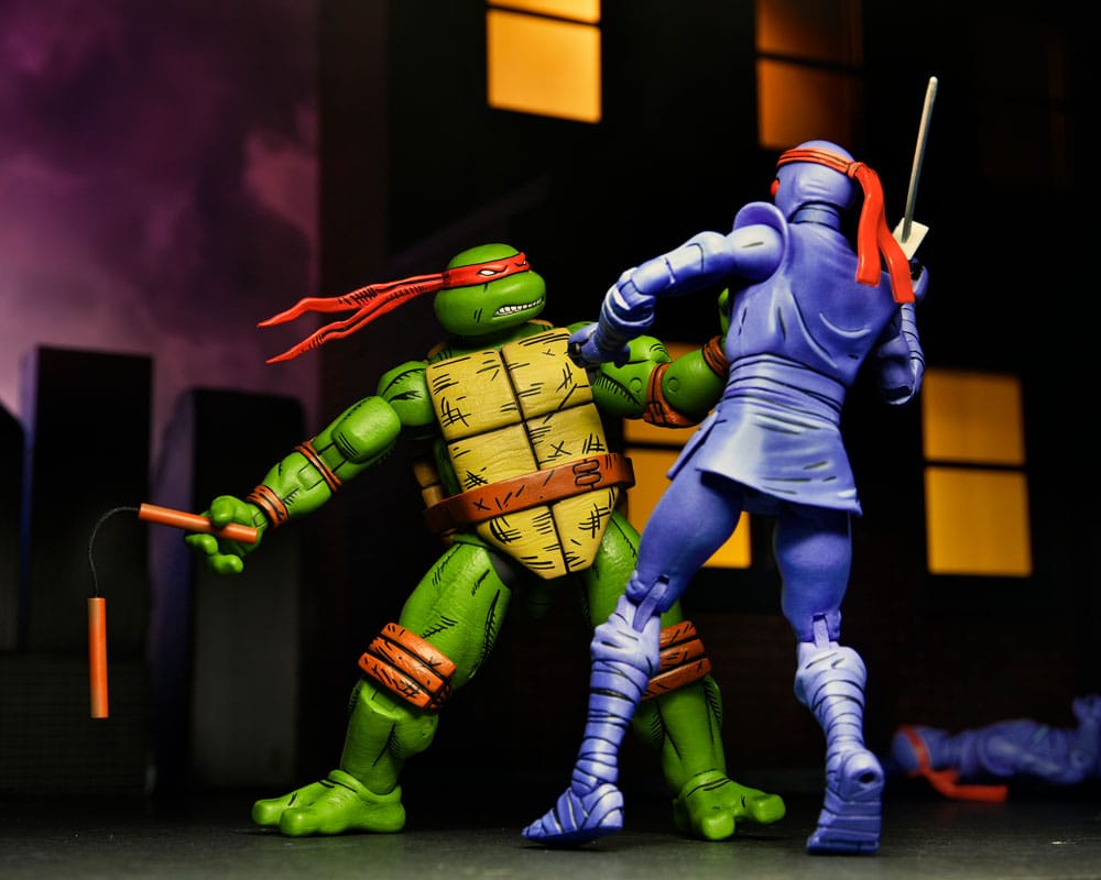 Teenage Mutant Ninja Turtles (Mirage Comics) Action Figures 4-Pack Leonardo, Raphael, Michelangelo, & Donatello 18 cm
