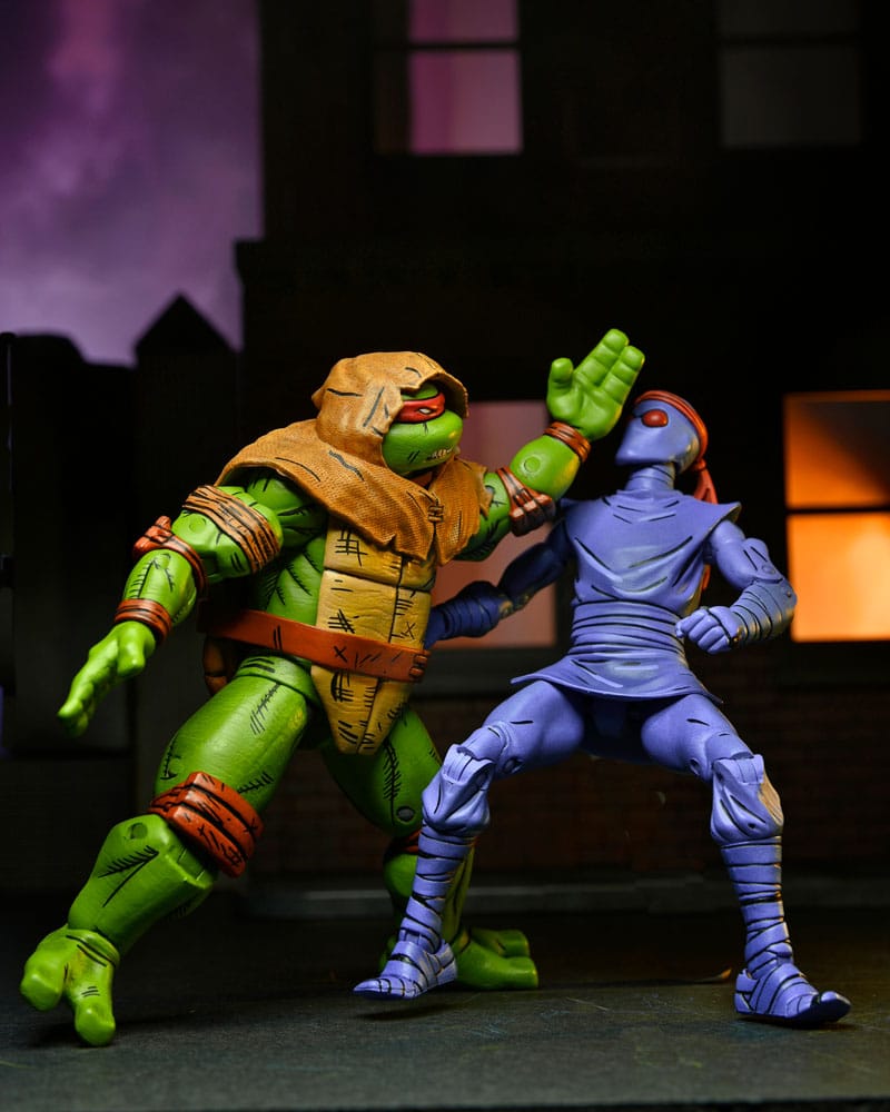 Teenage Mutant Ninja Turtles (Mirage Comics) Action Figures 4-Pack Leonardo, Raphael, Michelangelo, & Donatello 18 cm