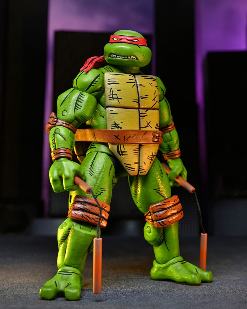 Teenage Mutant Ninja Turtles (Mirage Comics) Action Figures 4-Pack Leonardo, Raphael, Michelangelo, & Donatello 18 cm