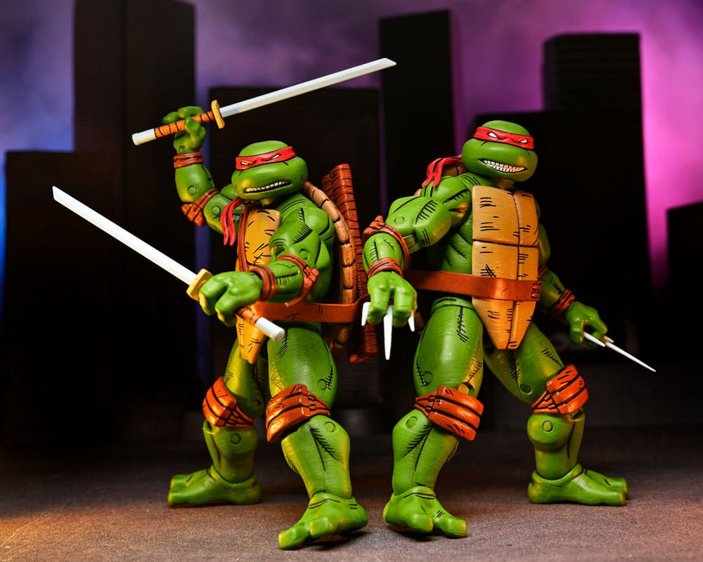 Teenage Mutant Ninja Turtles (Mirage Comics) Action Figures 4-Pack Leonardo, Raphael, Michelangelo, & Donatello 18 cm