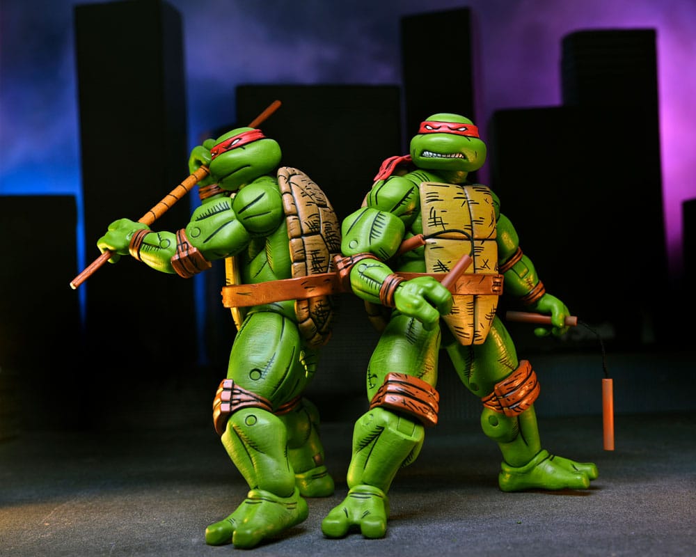 Teenage Mutant Ninja Turtles (Mirage Comics) Action Figures 4-Pack Leonardo, Raphael, Michelangelo, & Donatello 18 cm