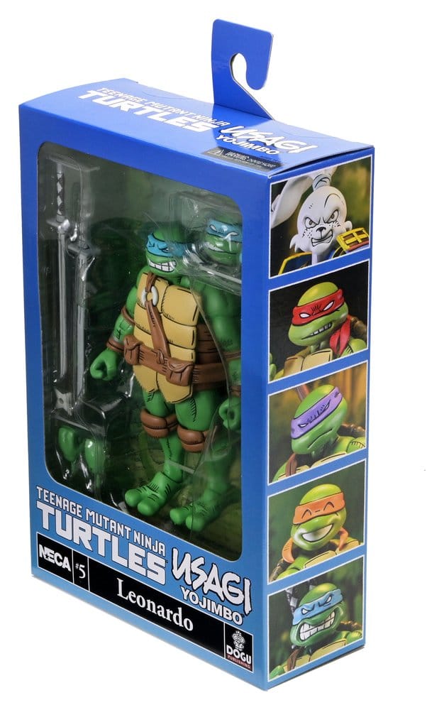 Teenage Mutant Ninja Turtles x Usagi Yojimbo Ultimate Action Figure Leonardo 18 cm