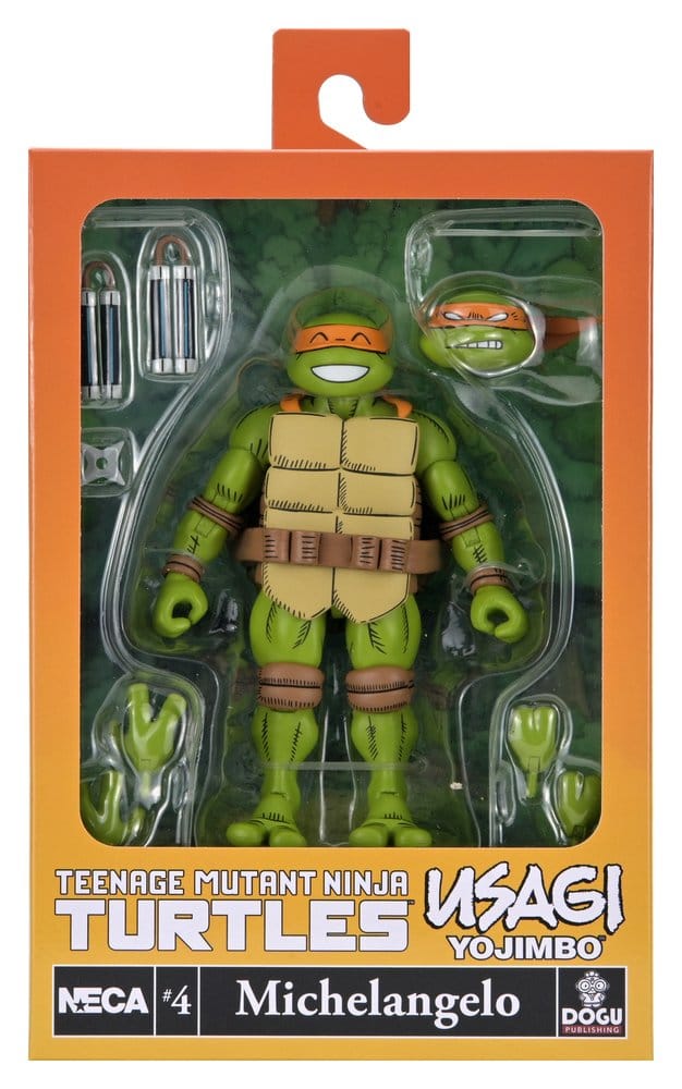 Teenage Mutant Ninja Turtles x Usagi Yojimbo Ultimate Action Figure Michelangelo 18 cm