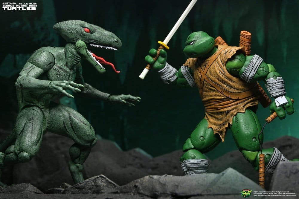 Teenage Mutant Ninja Turtles (Mirage Comics) Action Figure 2-Pack Daimyo Orkai & Raptor 18 cm