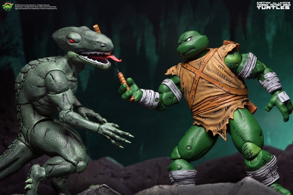 Teenage Mutant Ninja Turtles (Mirage Comics) Action Figure 2-Pack Daimyo Orkai & Raptor 18 cm
