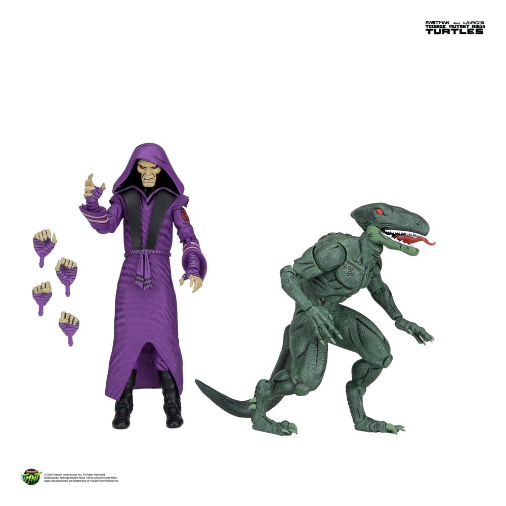 Teenage Mutant Ninja Turtles (Mirage Comics) Action Figure 2-Pack Daimyo Orkai & Raptor 18 cm