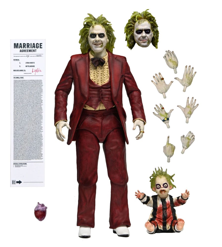Beetlejuice Beetlejuice Action Figure Ultimate "Red Tuxedo" Beetlejuice 18 cm