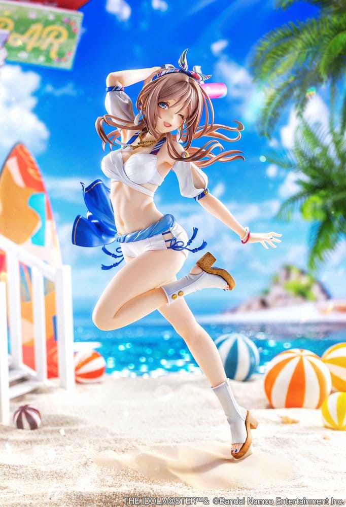 The Idolmaster Gakuen PVC Figure 1/7 Himesaki Rinami Kimi to Semi Blue Ver. With Bonus 27 cm