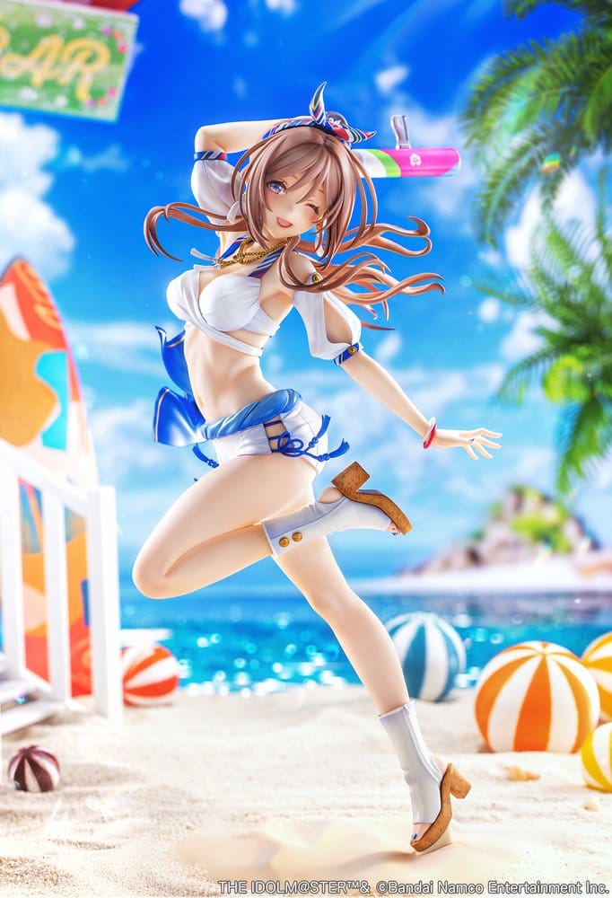 The Idolmaster Gakuen PVC Figure 1/7 Himesaki Rinami Kimi to Semi Blue Ver. With Bonus 27 cm