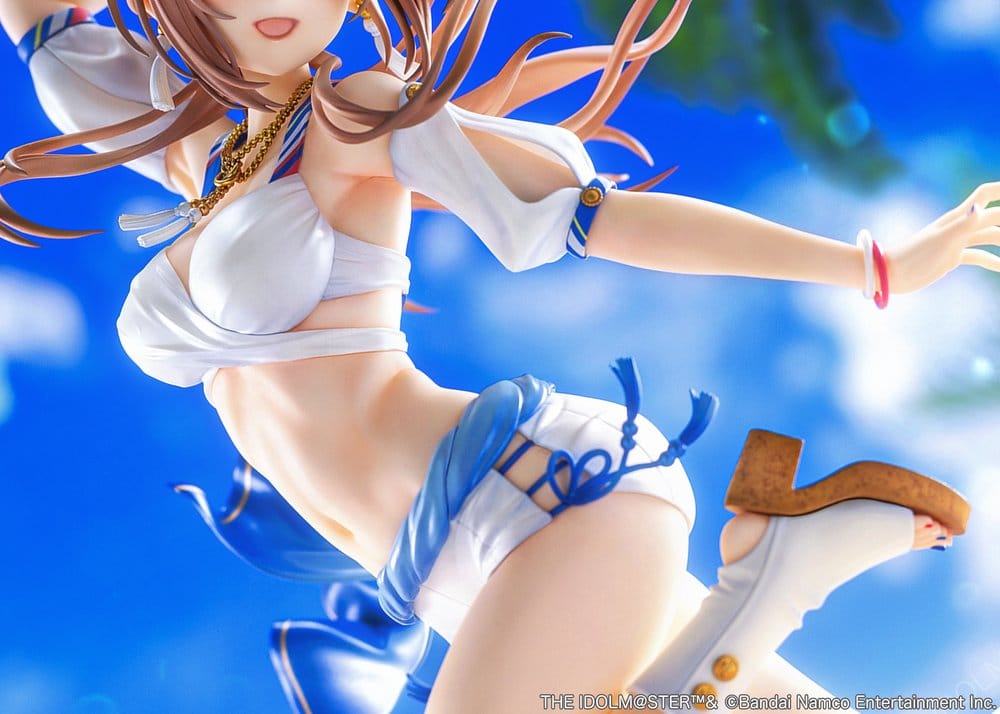 The Idolmaster Gakuen PVC Figure 1/7 Himesaki Rinami Kimi to Semi Blue Ver. With Bonus 27 cm