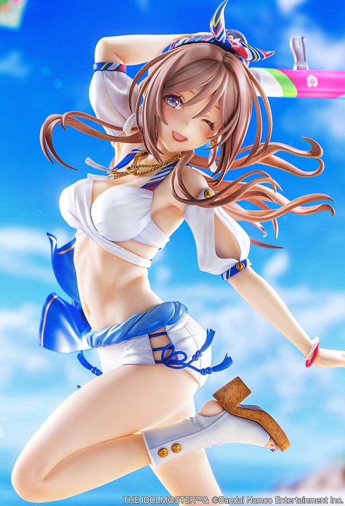 The Idolmaster Gakuen PVC Figure 1/7 Himesaki Rinami Kimi to Semi Blue Ver. 27 cm