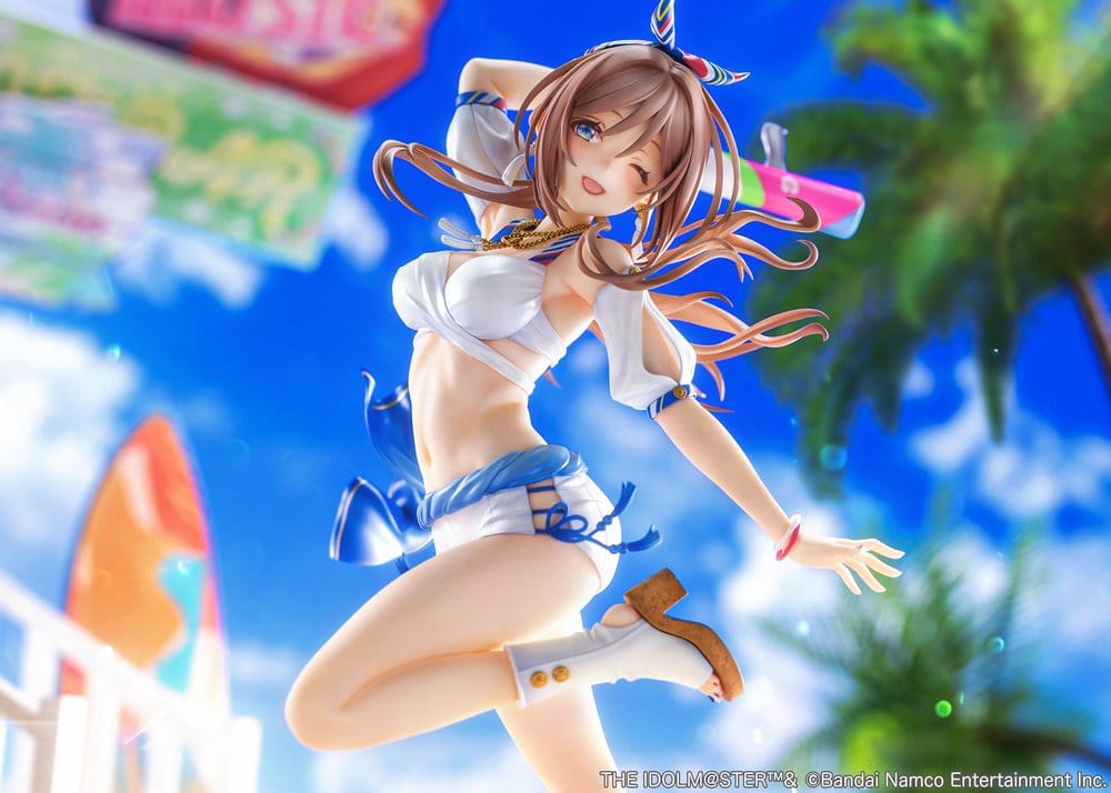 The Idolmaster Gakuen PVC Figure 1/7 Himesaki Rinami Kimi to Semi Blue Ver. 27 cm
