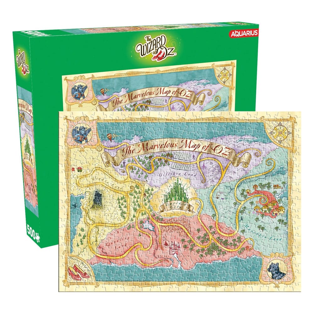 The Wizard Of Oz: Map 500 Piece Jigsaw Puzzle