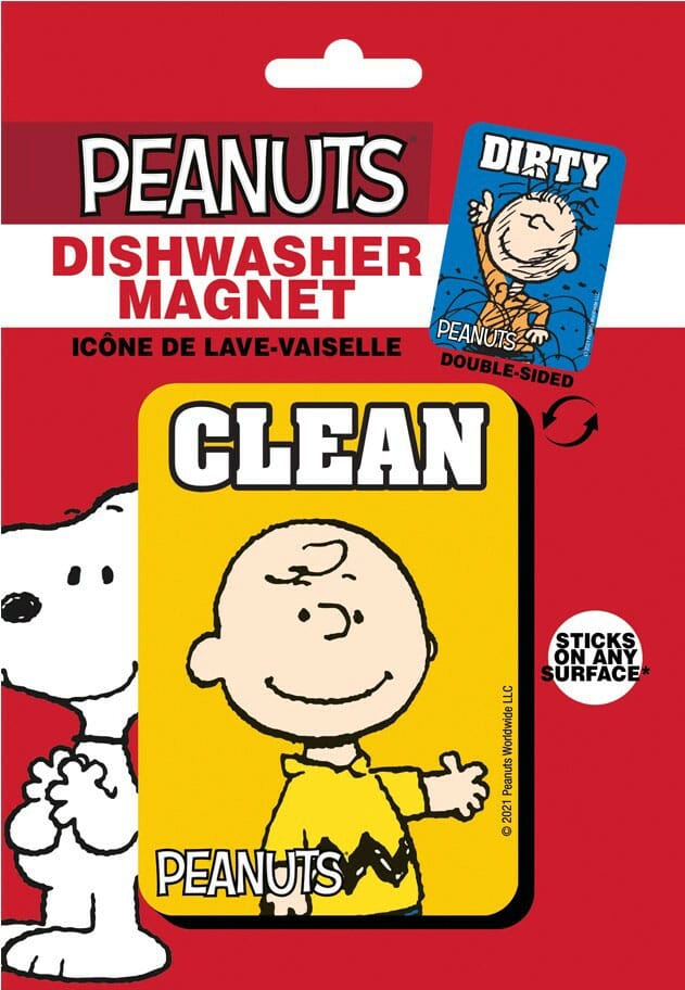 Peanuts: Clean Dirty Dishwasher Magnet