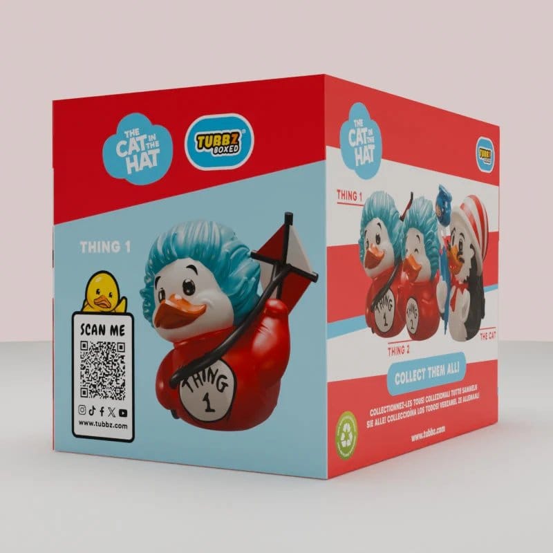 The Cat in the Hat Tubbz PVC Figure Thing 1 Boxed Edition 10 cm