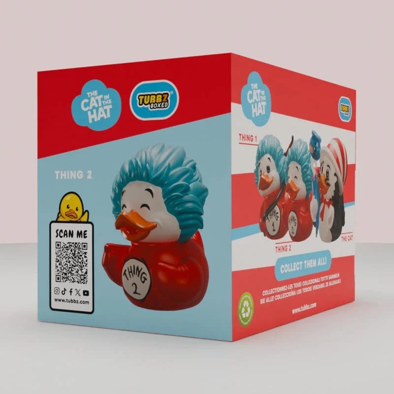 The Cat in the Hat Tubbz PVC Figure Thing 2 Boxed Edition 10 cm