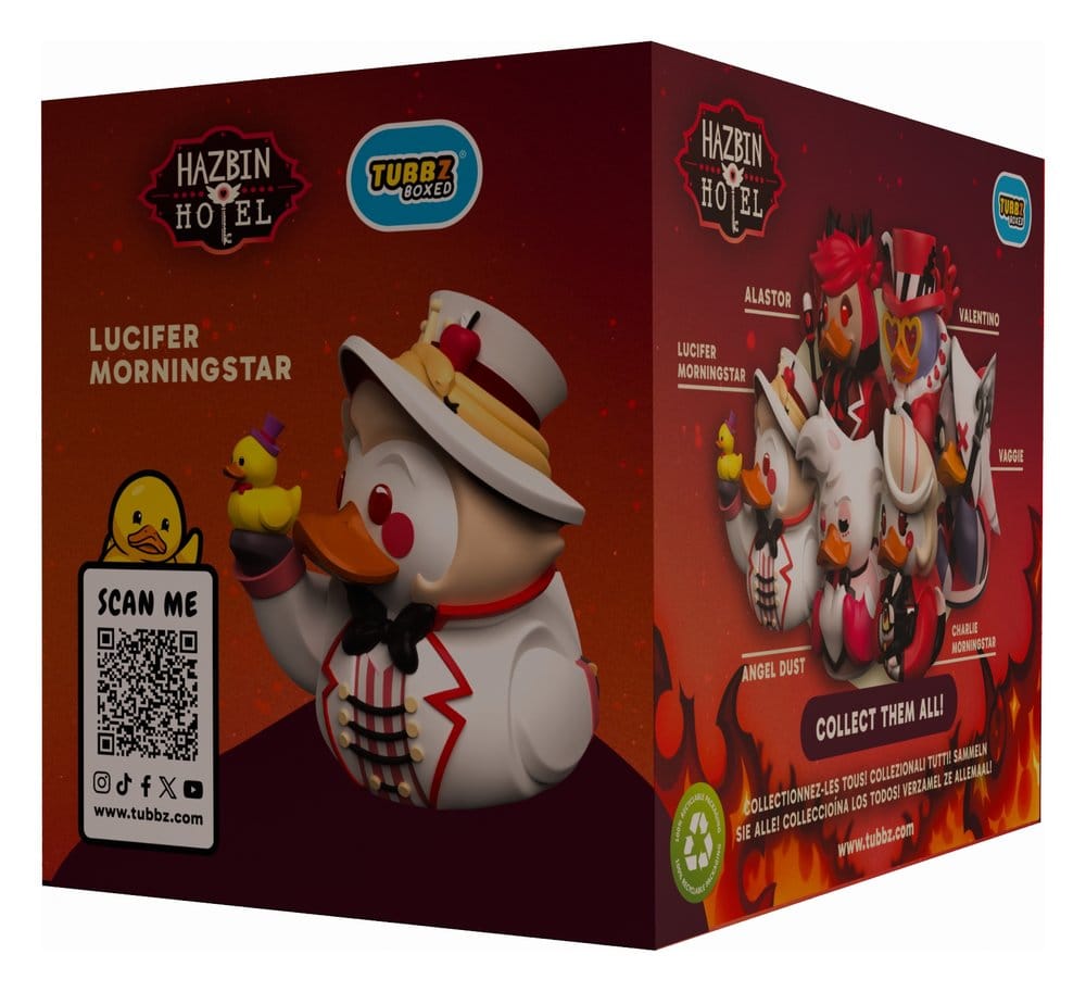 Hazbin Hotel Tubbz PVC Figure Lucifer Morningstar Boxed Edition 10 cm