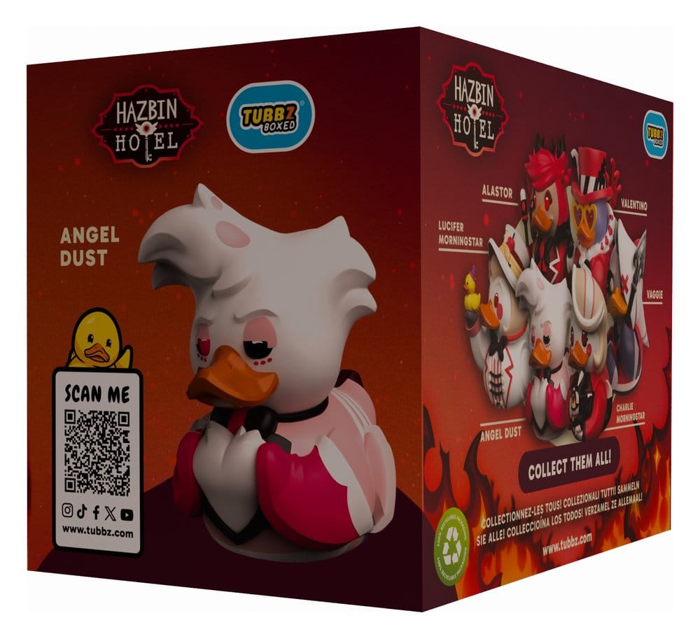 Hazbin Hotel Tubbz PVC Figure Angel Dust Boxed Edition 10 cm