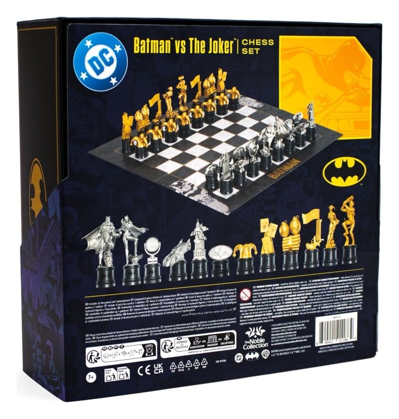 DC Comics Chess Set Batman vs. The Joker 47 cm