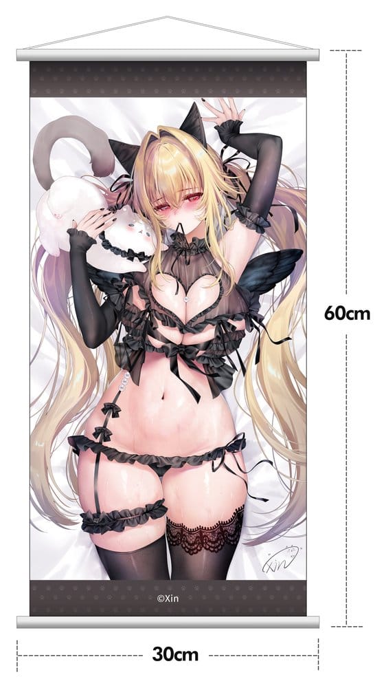 Original Character PVC Figure 1/7 Stella Black Cat Ver. Deluxe Edition 27 cm