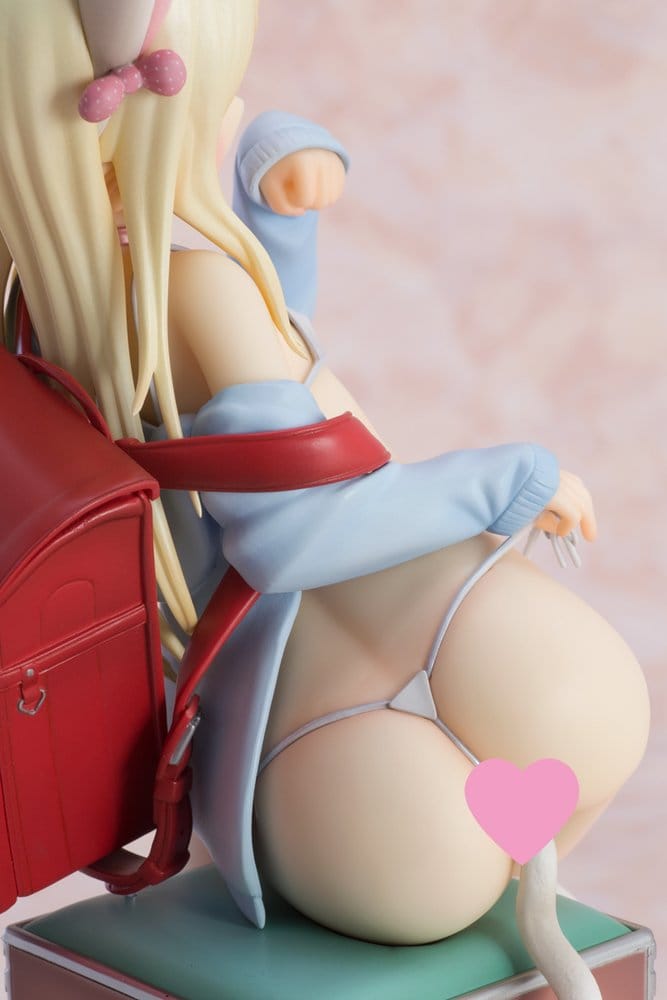 Hatsukoi Ribbon PVC Figure 1/6 Yuu White cat Ver. 25 cm
